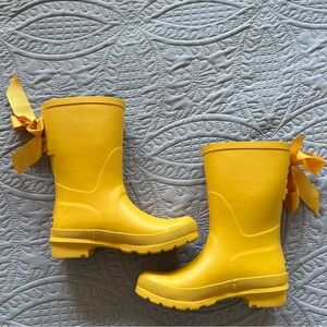 Lemón Bow Rain Boots, Sz 7
